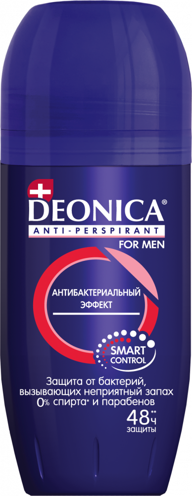 Антиперспирант "Антибактериальный эффект" DEONICA FOR MEN